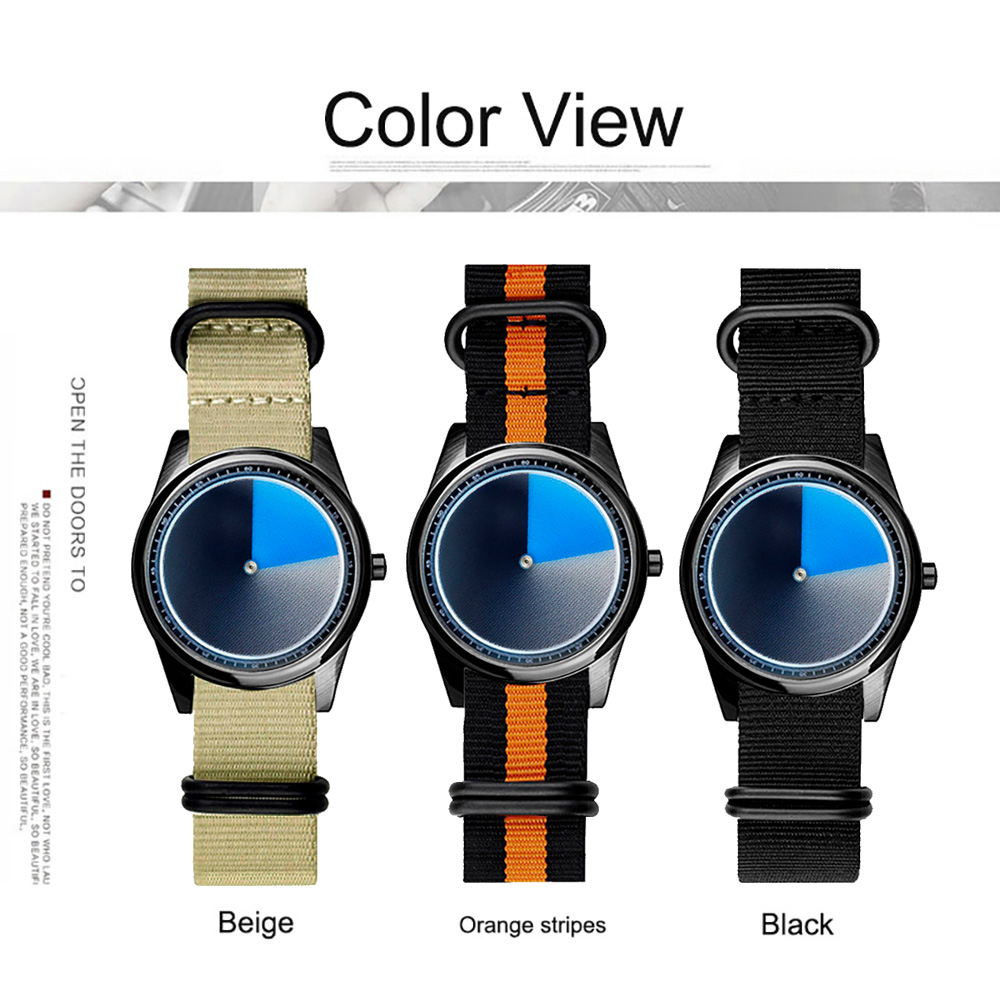 Montres de mode colorées et él - Canvas Strap Watch avis et prix