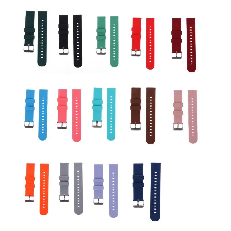 Bracelet en silicone souple à  - Silicone Watch Band 22Mm avis et prix