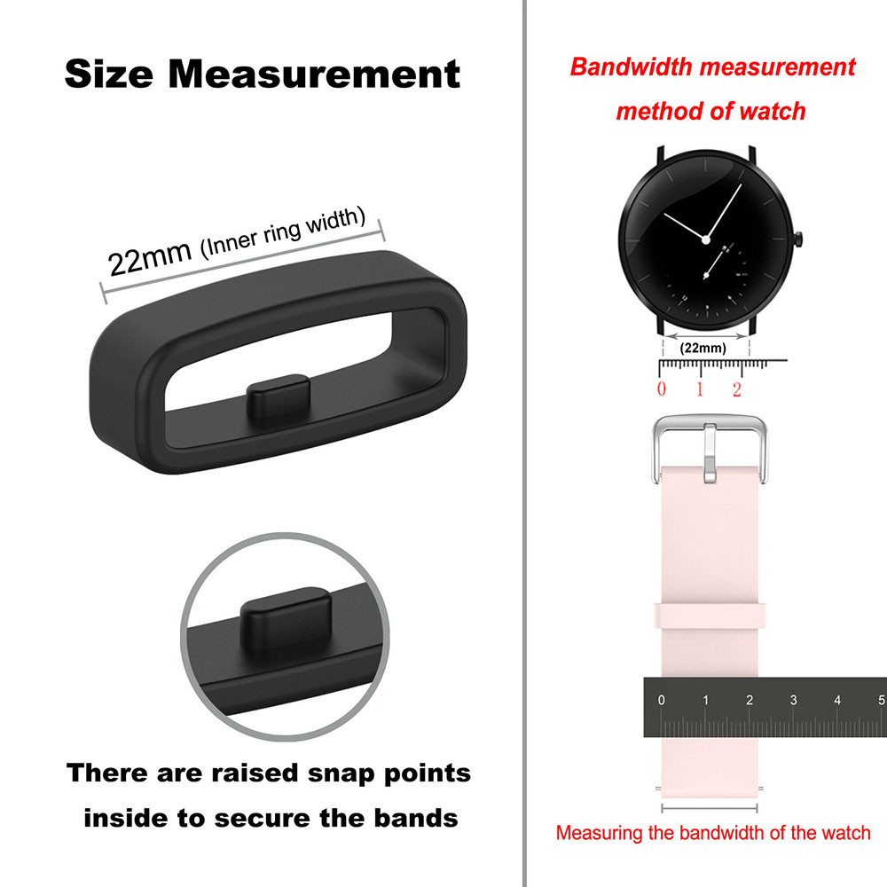 Anneau de bracelet de montre e - Silicone Watch Band 22Mm avis et prix