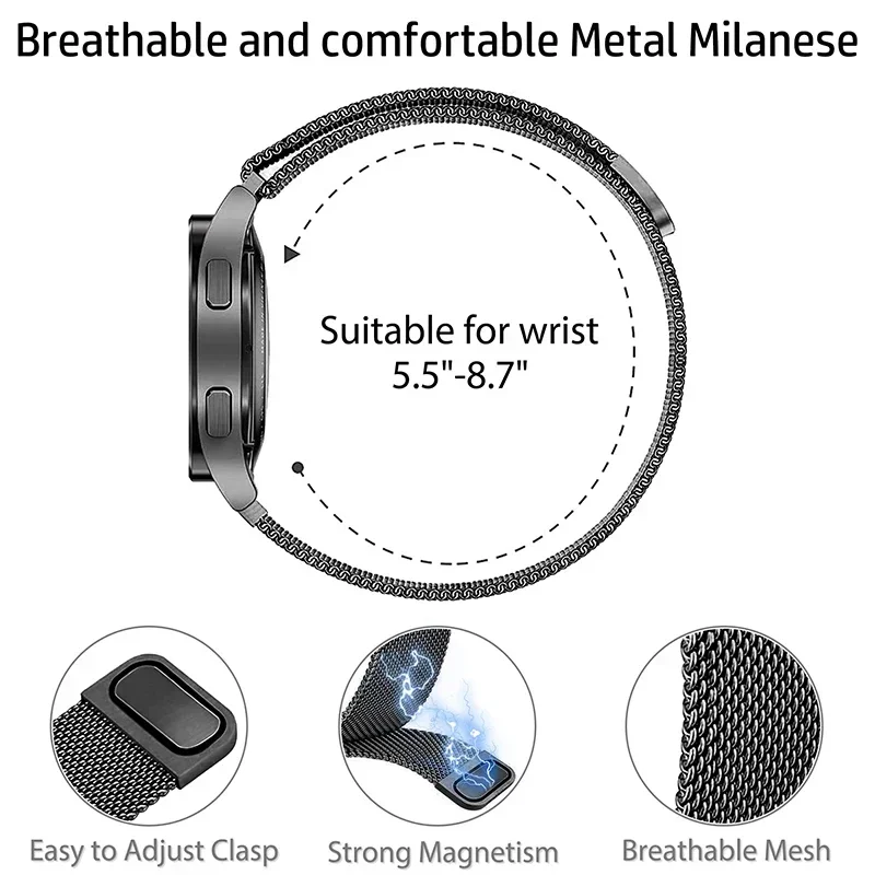Boucle milanaise pour montre S - Milanese Loop Magnetic avis et prix