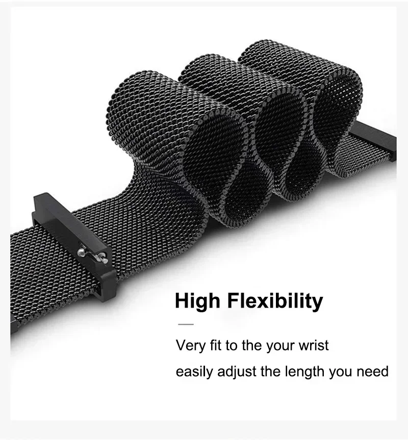 Boucle milanaise pour montre C - Milanese Loop Magnetic avis et prix