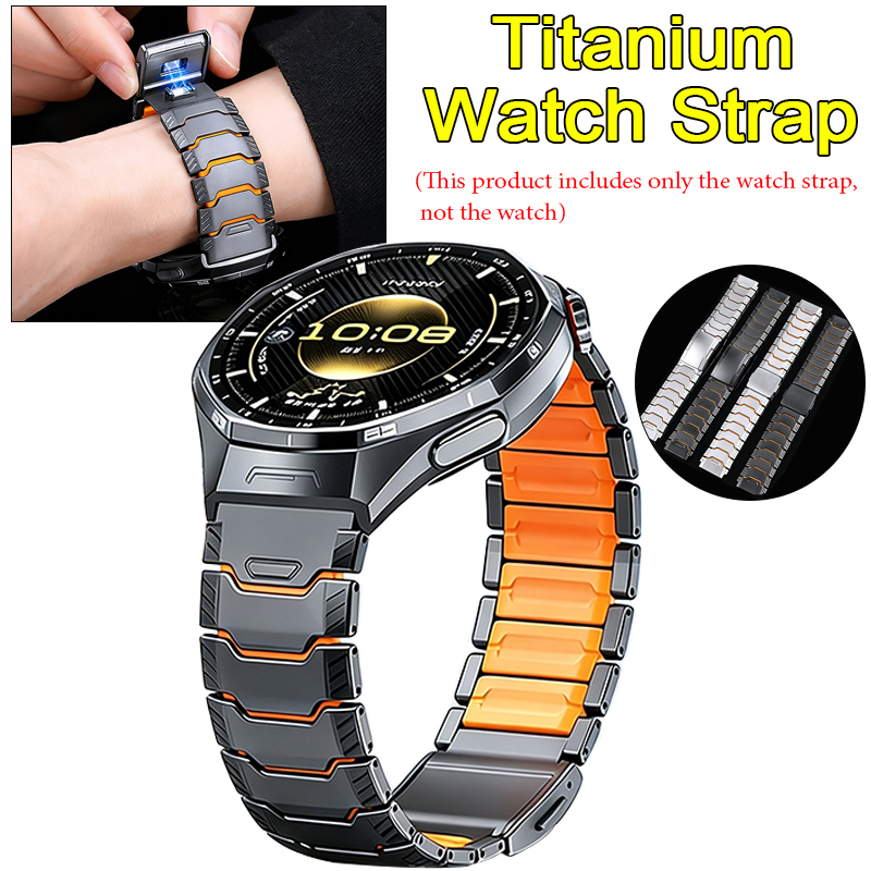 Bracelet en caoutchouc titane  - Silicone Watch Band 22Mm avis et prix