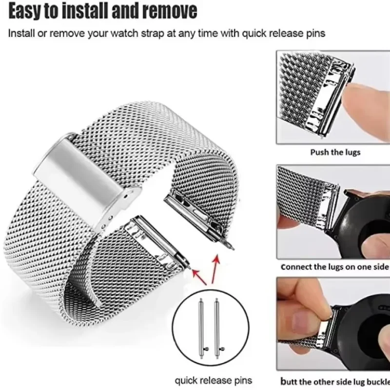 Bracelet magnétique milanais d - Milanese Loop Magnetic avis et prix