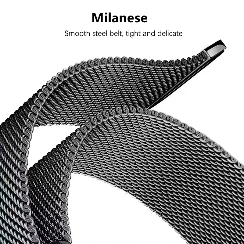 Bracelet milanais en métal pou - Milanese Loop Magnetic avis et prix